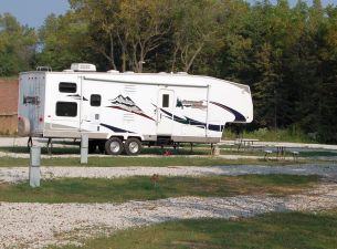 RV at the campground